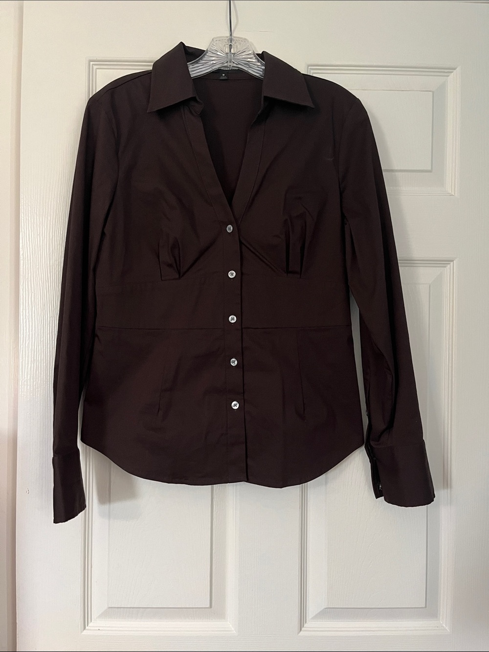 Express Design Studio Dark Chocolate Blouse